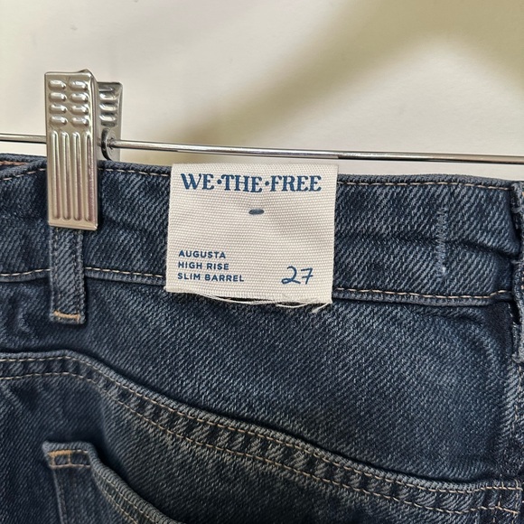 NWOT Size 27 We The Free Augusta Barrel Jeans - Picture 9 of 11